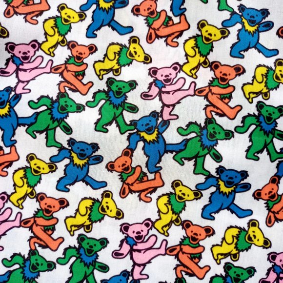 Handmade Grateful Dead Bears Boom Box Benny 90s Shorts UNISEX - Picture 4 of 4